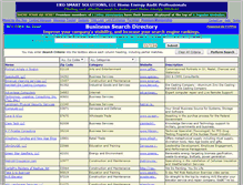 Tablet Screenshot of businesssearchindex.com